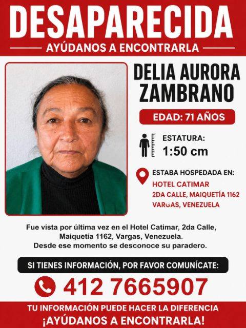 Foto de Delia Aurora Zambrano