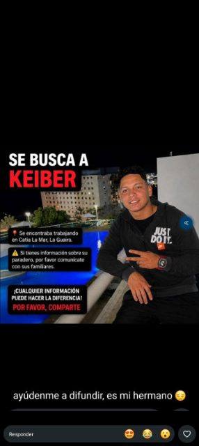 Foto de Keiver José González arocha