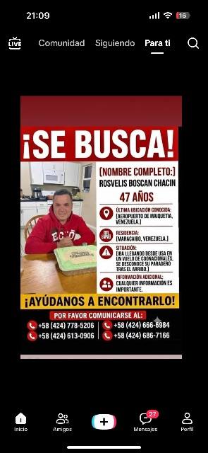 Foto de Rosvelis Boscan Chacin