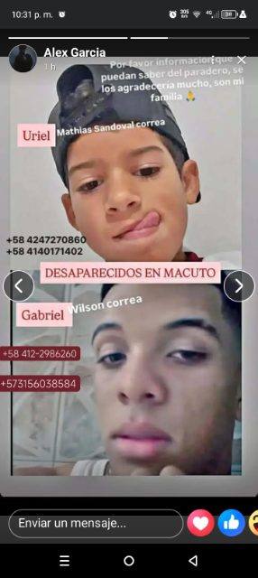 Foto de Uriel Mathias sandoval correa  Gabriel Wilson correa