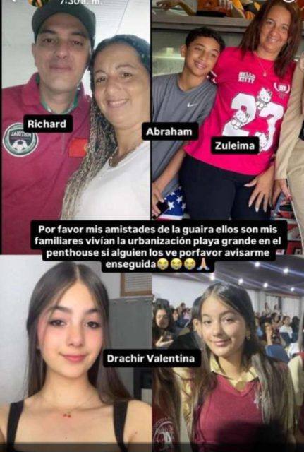 Foto de Abram pestana, valentina pestana, Richard pestana, zuleima capote