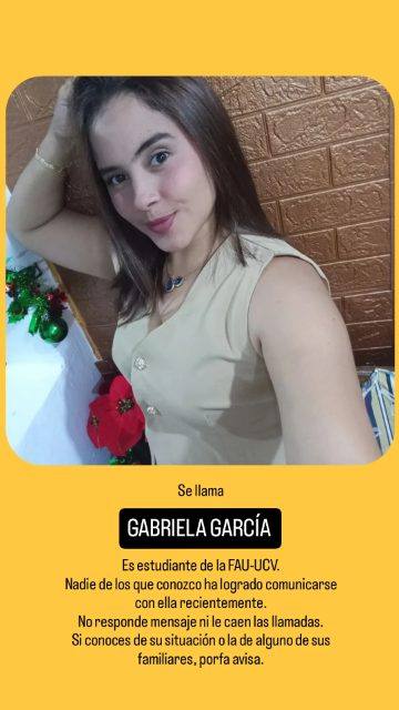 Foto de Gabriela García