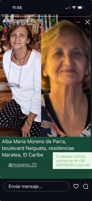 Foto de Alba María Moreno de Parra