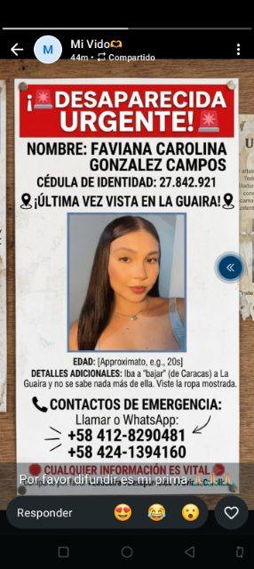 Foto de Faviana Carolina González Campos