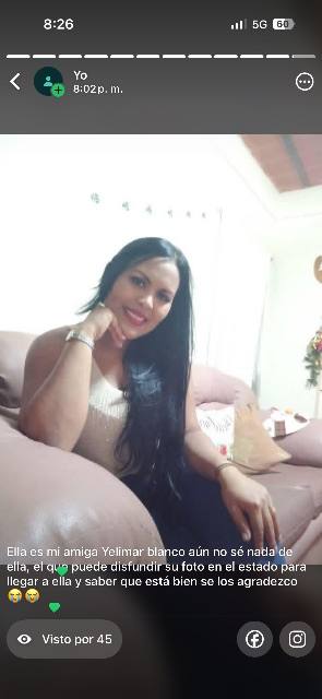Foto de Yelimar blanco