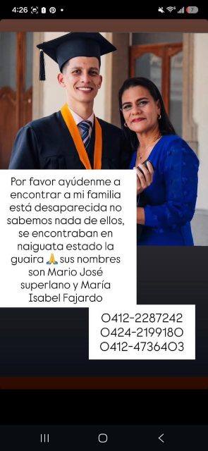 Foto de Mario José Superlano, y María Isabel Fajardo