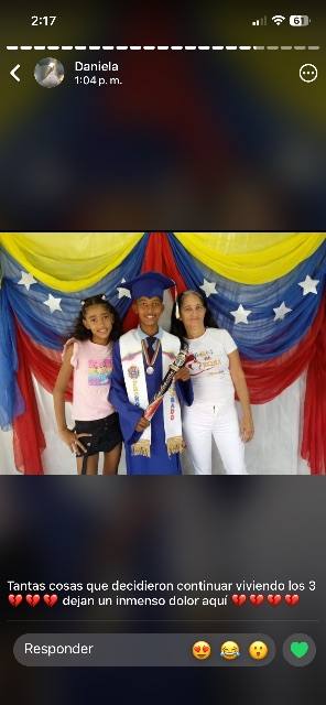 Foto de Iraima García, breiner y brenyerli castro