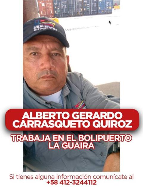 Foto de Alberto Gerardo Carrasquero Quiroz