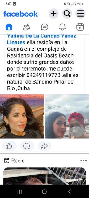Foto de Gladys María Linares Padron y su Hija Yadina de Rodrigues