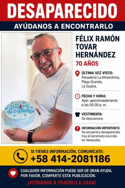 Foto de Felix Ramón Tovar Hernández