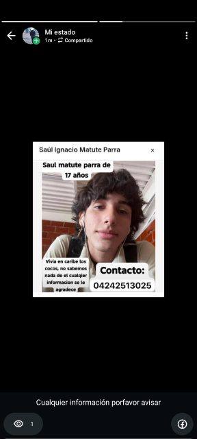 Foto de Saúl Ignacio Matute Parra