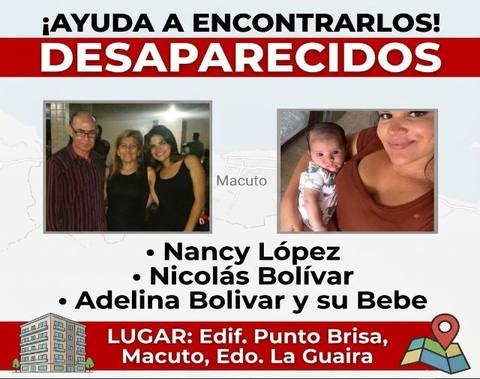 Foto de Nancy López, Nicolás Bolívar, Adelina Bolivar