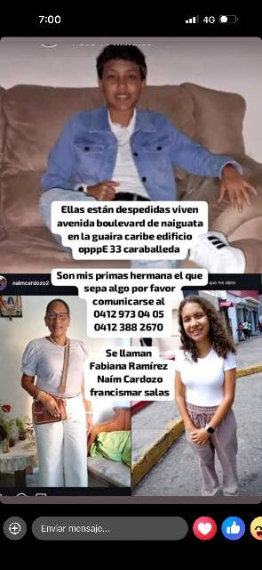 Foto de Nain Cardozo Fabiana Ramírez francismar salas