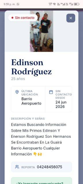 Foto de Edinson Rodríguez y Hernesto Rodríguez