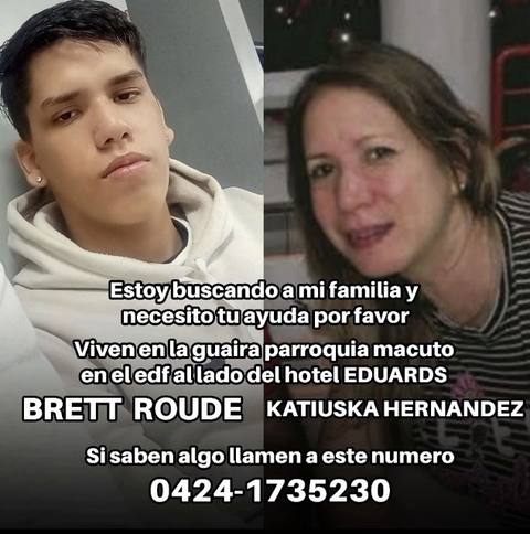 Foto de Brett Roude y Katiuska Hernández