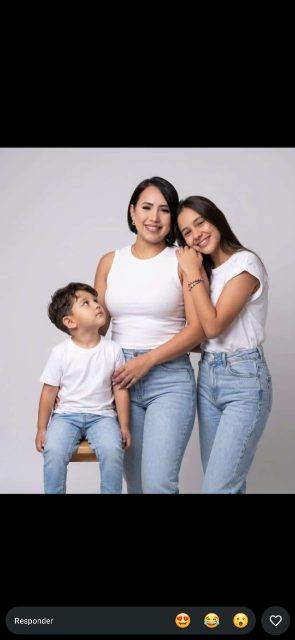 Foto de María Andara, Antonella Montilla y angel Montilla
