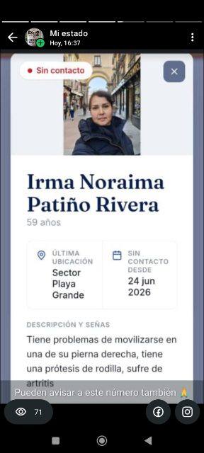 Foto de Irma Noraima Patiño Rivera