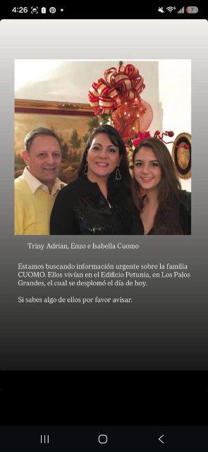 Foto de Triny Adrian, Enzo Cuomo, y Isabella Cuomo