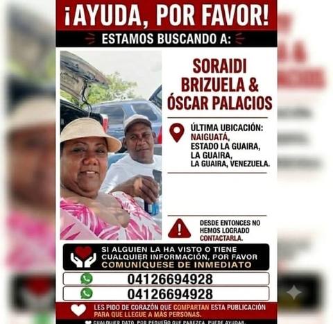 Foto de Soraidi Brizuela y Oscar Palacio