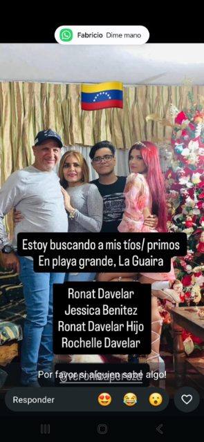 Foto de Ronat Davelar /Rogeyer Davelar Jeseeca Benítez Ronald Davelar