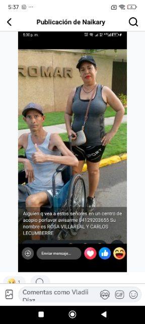 Foto de Rosa Villarreal Carlos Lecumberri