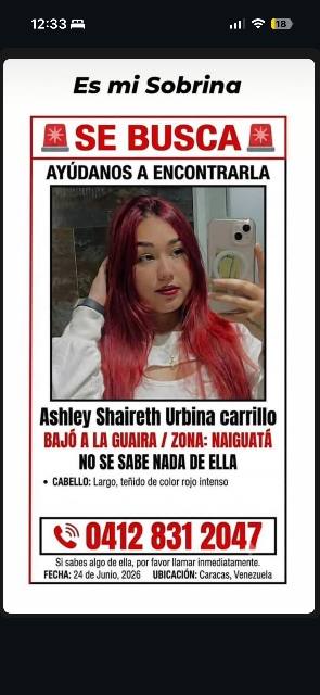 Foto de Ashley shaireth Urbina Carrillo