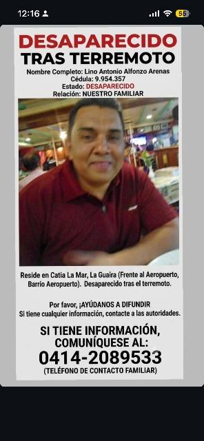 Foto de Lino Antonio Alfonzo Arenas
