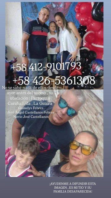 Foto de Gismelys Febres  ,José Ángel Castellanos Febres ,  Nerio José Castellanos