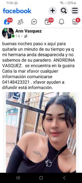 Foto de Andreina vasquez