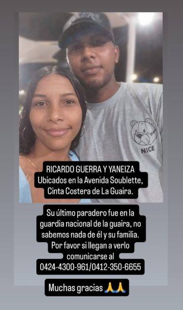 Foto de Ricardo guerra y Yaneisa
