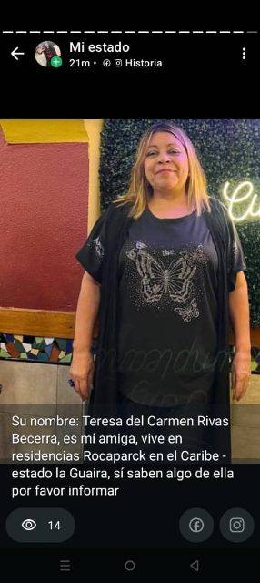Foto de Teresa del Carmen Rivas