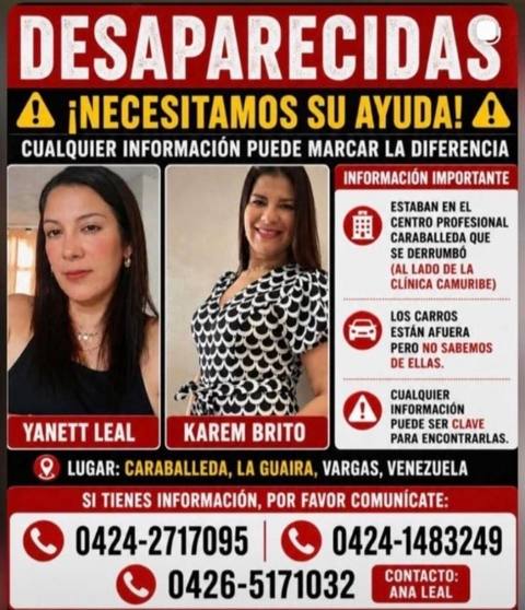 Foto de Karem Brito y Yanett Leal