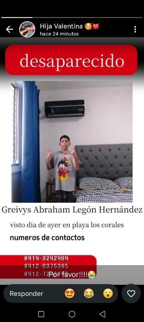 Foto de Greivys Abraham legón Hernández