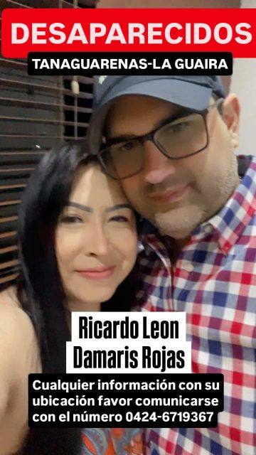 Foto de Ricardo Leon y Damaris Rojas