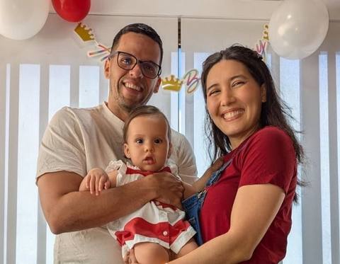 Foto de Luis Guerrero, Camila Gutiérrez, Sophia Guerrero Gutierrez