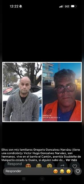 Foto de Gregorio y Víctor Hugo Goncalvez Narvaez