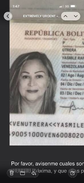 Foto de Yasmine Rafaela Utrera