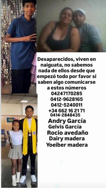 Foto de Andry García,Gelvis García,Rocio Avedaño,Dairy madera,yoeiber madera