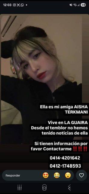 Foto de Aisha Terkmani Veloz