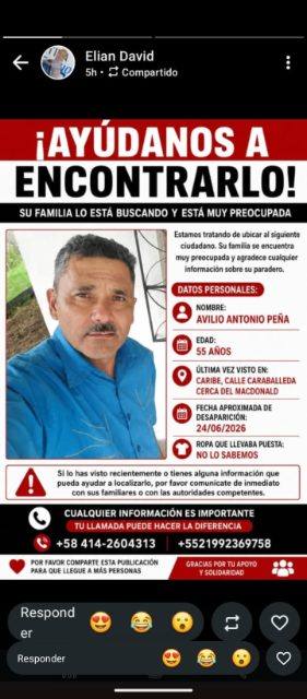 Foto de Avilio Antonio peña