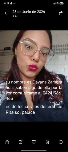 Foto de Dayana Zambrano
