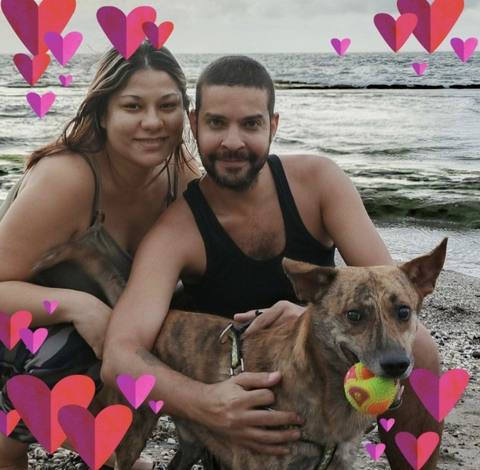 Foto de Lisset Márquez y Henrique zajae