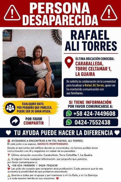 Foto de Rafael Alí torres Y damelis Montenegro