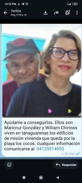 Foto de William Chirinos y Maricruz Brito