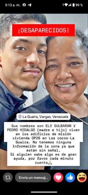 Foto de Pedro Hidalgo y Ely Sulbaran