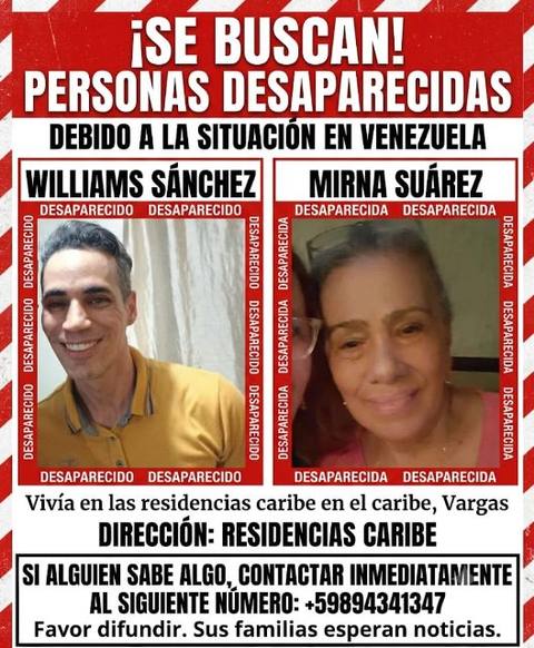 Foto de Williams Sanchez y Mirna Suarez