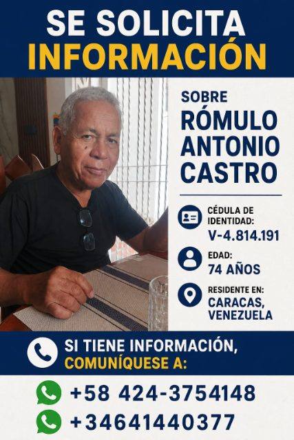 Foto de Rómulo Antonio Castro