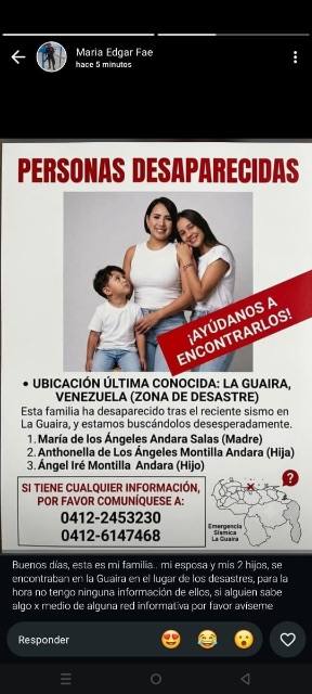 Foto de María andará antonella Montilla Angel Montilla