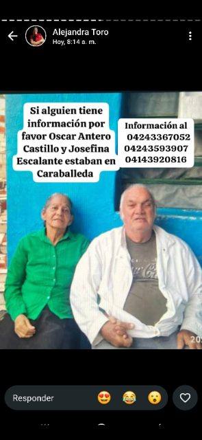 Foto de Oscar Antero Castillo y Josefin Escalante