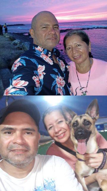 Foto de Olga Hurtado y José Erazo